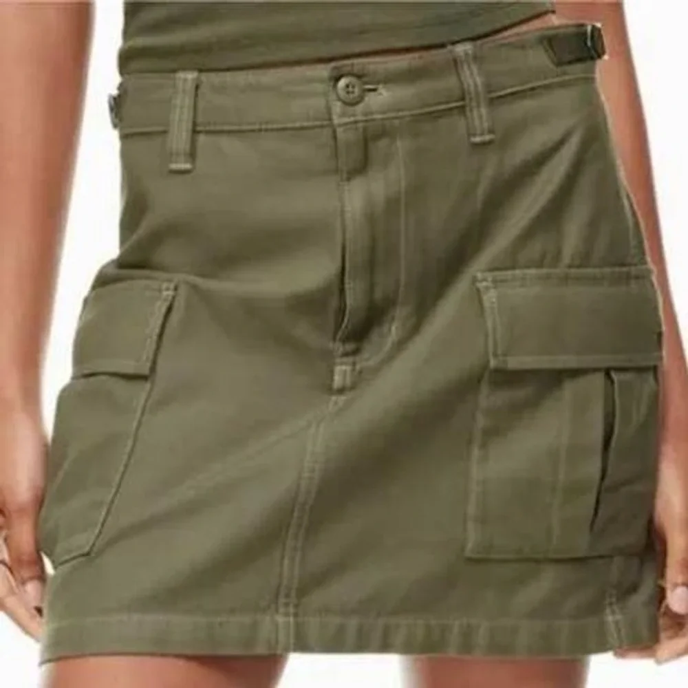 TNA Cargo Mini Skirt Women 6 Olive Green Surplus‎ Division Aritzia Utility Skirt